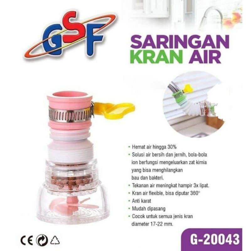 SARINGAN KRAN AIR MEREK GSF