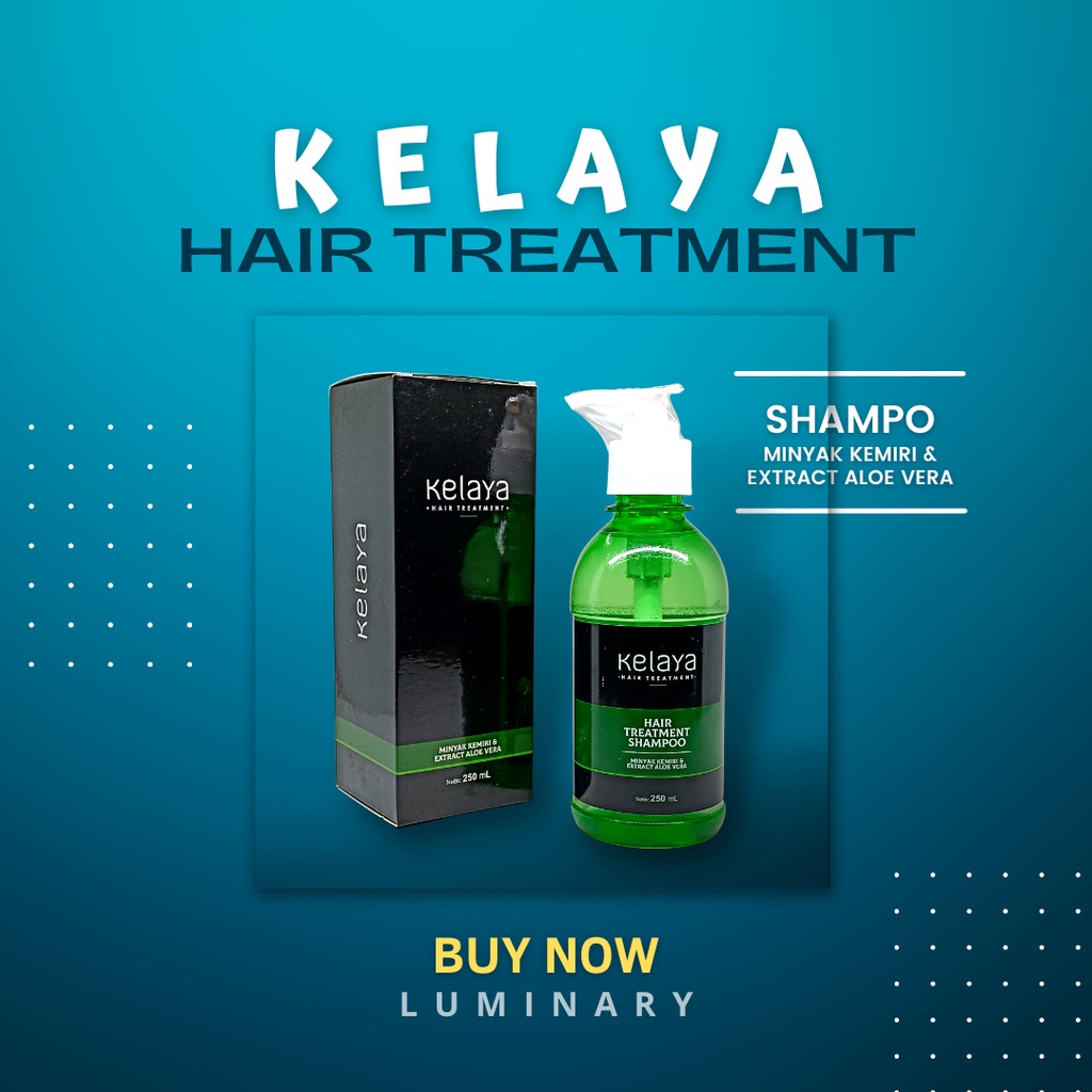 [ Paket 2 Botol ] Shampoo Kelaya Hair Treatment Penumbuh Rambut Perawatan Rambut Rontok Anti Ketombe Original B