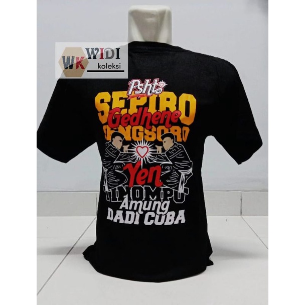 Kaos sh teratai sablon lengan pendek