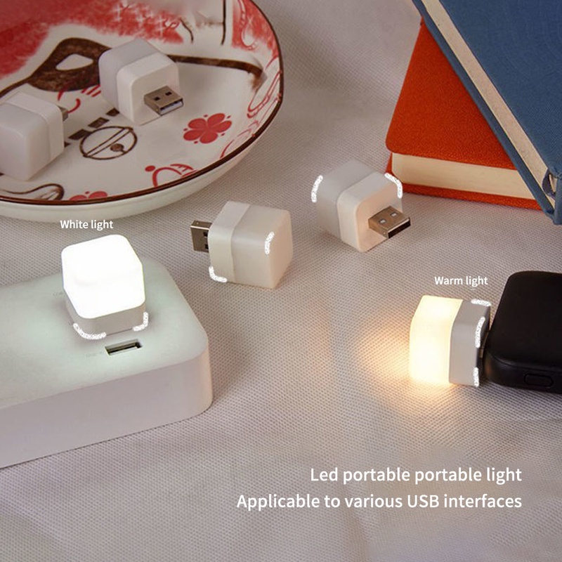 Lampu Malam LED USB Portable Hemat Energi Untuk Membaca