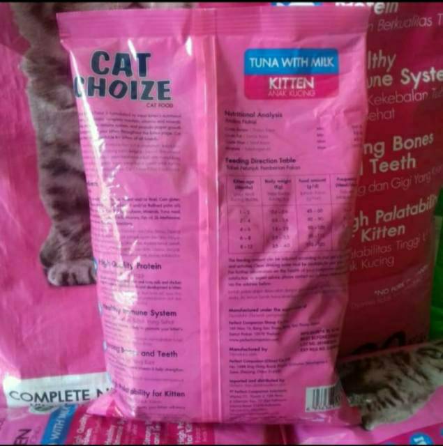 Makanan Kucing Cat Choize For Kitten Kemasan 1kg