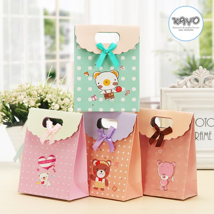 

M animal|paper bag kado, bungkus kado, kotak kado, grosir paper bag