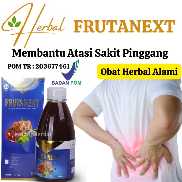 Obat Sakit Pinggang Paling Ampuh Frutanext Atasi Sakit Bokong Tanpa Efek Samping