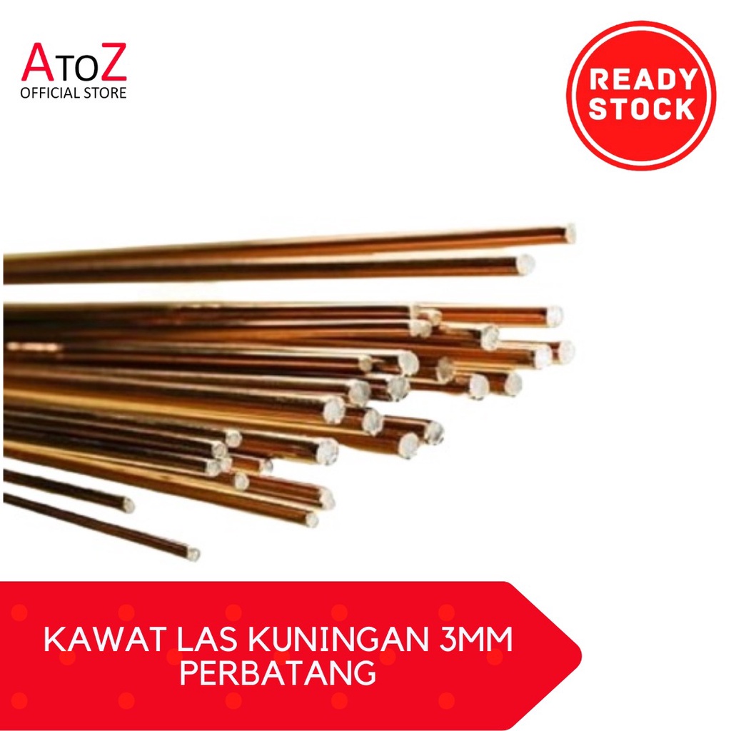 KAWAT LAS KUNINGAN 3MM PERBATANG