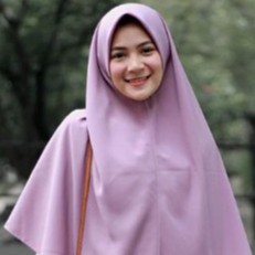 PROMO JILBAB HIJAB KHIMAR SEGI EMPAT INSTAN WOLFIS PREMIUM SYARI SESHA ORIGINAL BY AISHAHIJAB.ID-LAVENDER