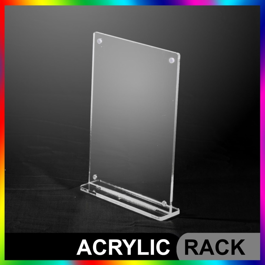 

Acrylic/Akrilik Tent Holder Magnetic / Tempat Brosure /Papan Menu A4