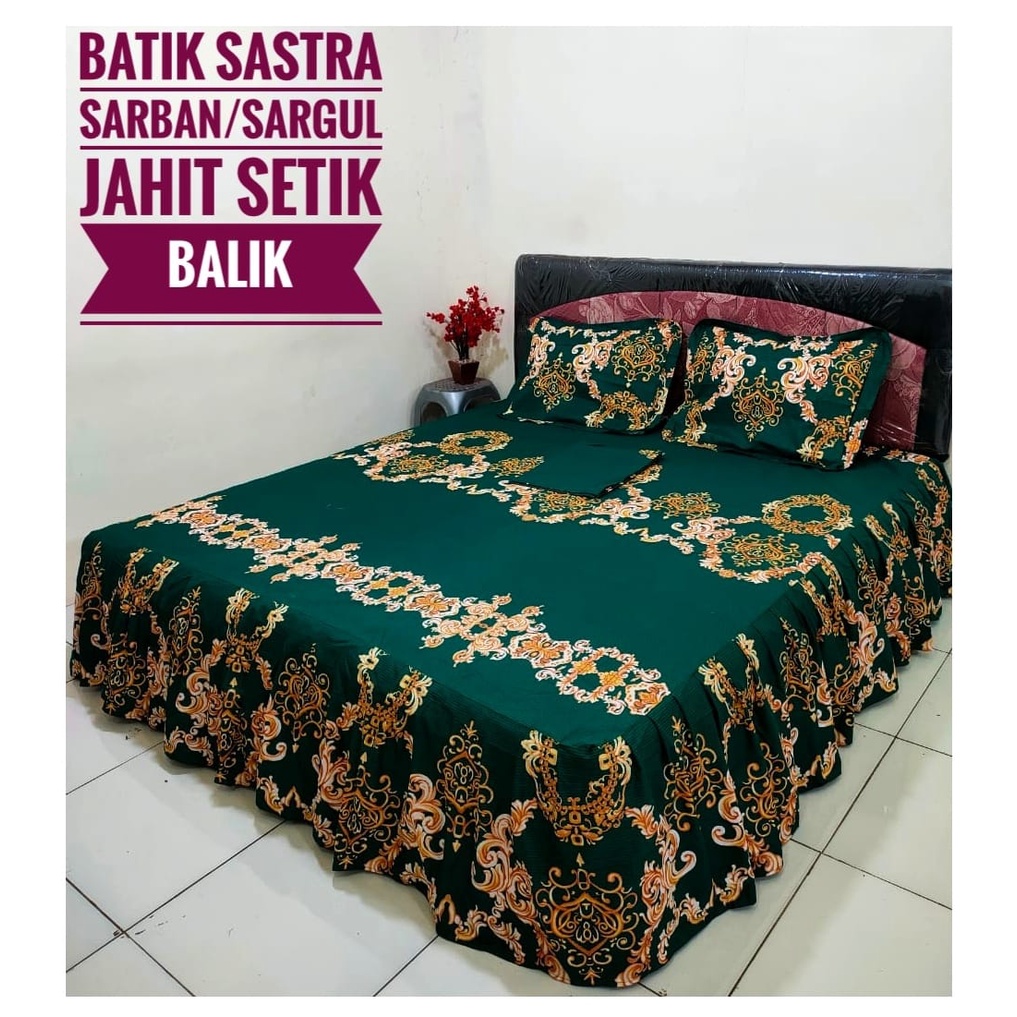 SPREI RUMBAI BATIK SASTRA UK 180X200