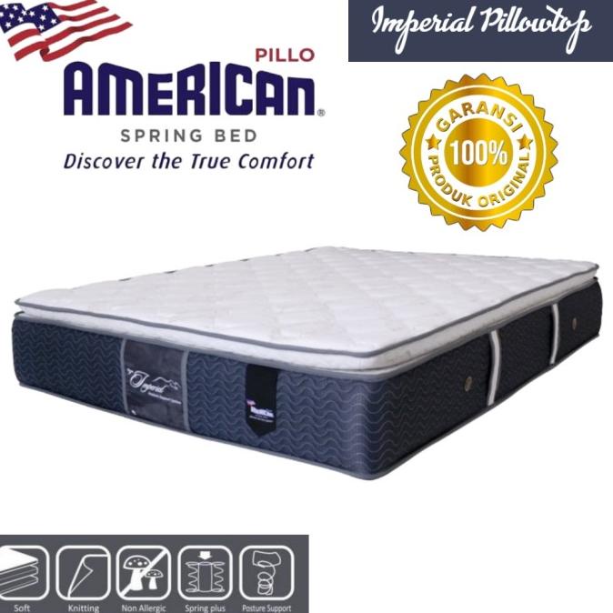 &<&<&<&] Matras springbed merk American pillo type Imperial pillowtop 180x200