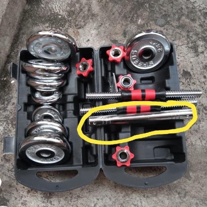 Konektor / Sambungan Stick Dumbel Set 10Kg 15Kg 20Kg