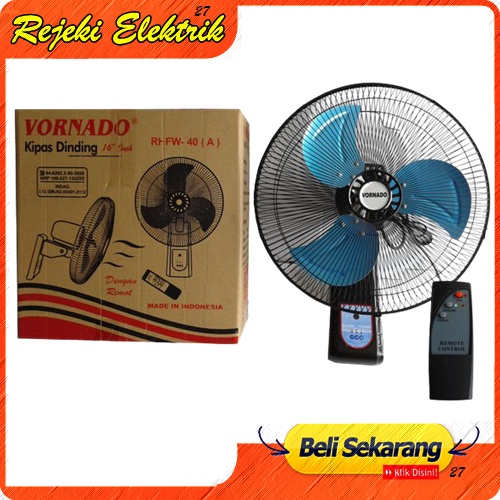 VORNADO RHFW 45 Kipas Angin Dinding / Wall Fan Remot 18 inch