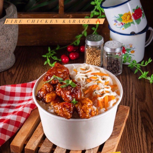 

Rice Bowl Fire Chicken Karage