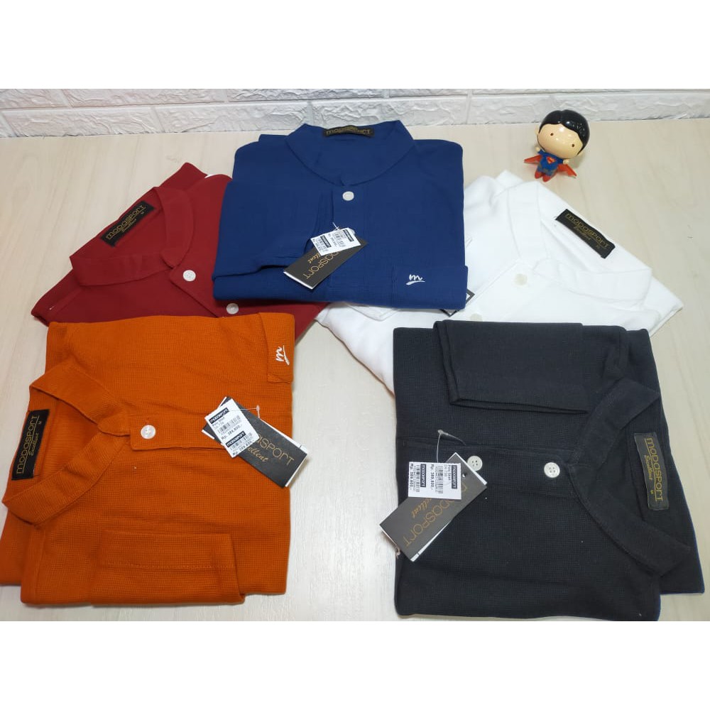 T-SHIRT PRIA LENGAN PANJANG/MODASPORT/T-SHIRT POLOS/04-738