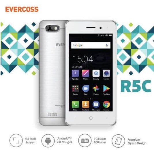 Evercoss R5C Ram 1GB Internal 8GB Garansi Resmi