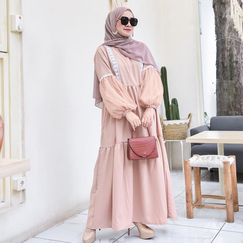 DRESS MAXI WANITA / HAYLA DRESS / DRESS MAXI KONDANGAN-3