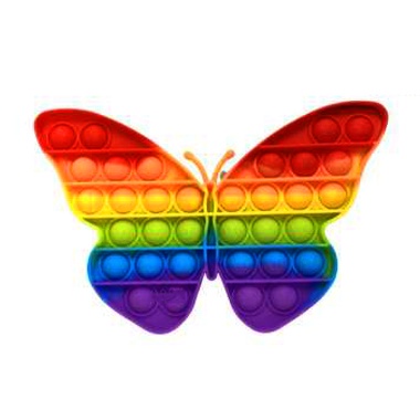 Mainan Push Pop It Fidget Toy Rainbow-7