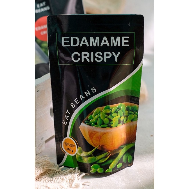 EDAMAME CRISPY EAT BEANS ASLI BALI 100GR