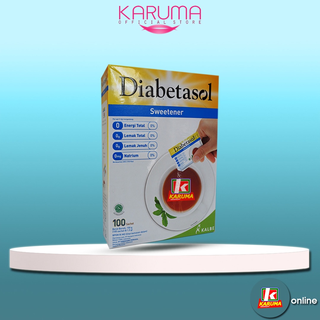 

Diabetasol Sweetener 100 Sachet 150gr