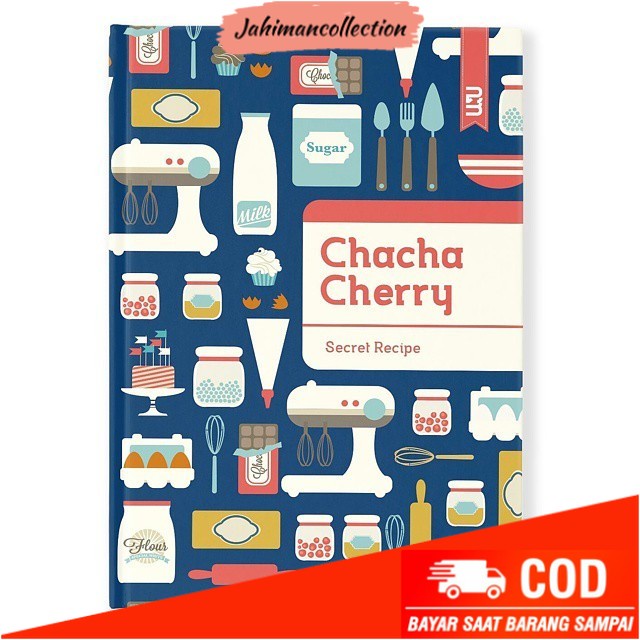 

✨ BISA COD ✨ Notebook Buddybooks COOK02 Buku Resep Custom Agenda Planner Jurnal - Size A6