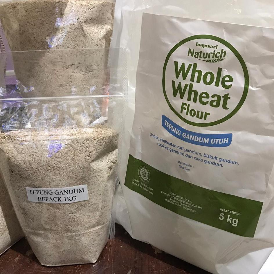 

Trendϟ Naturich Whole Wheat Flour - Tepung Gandum Utuh 1kg