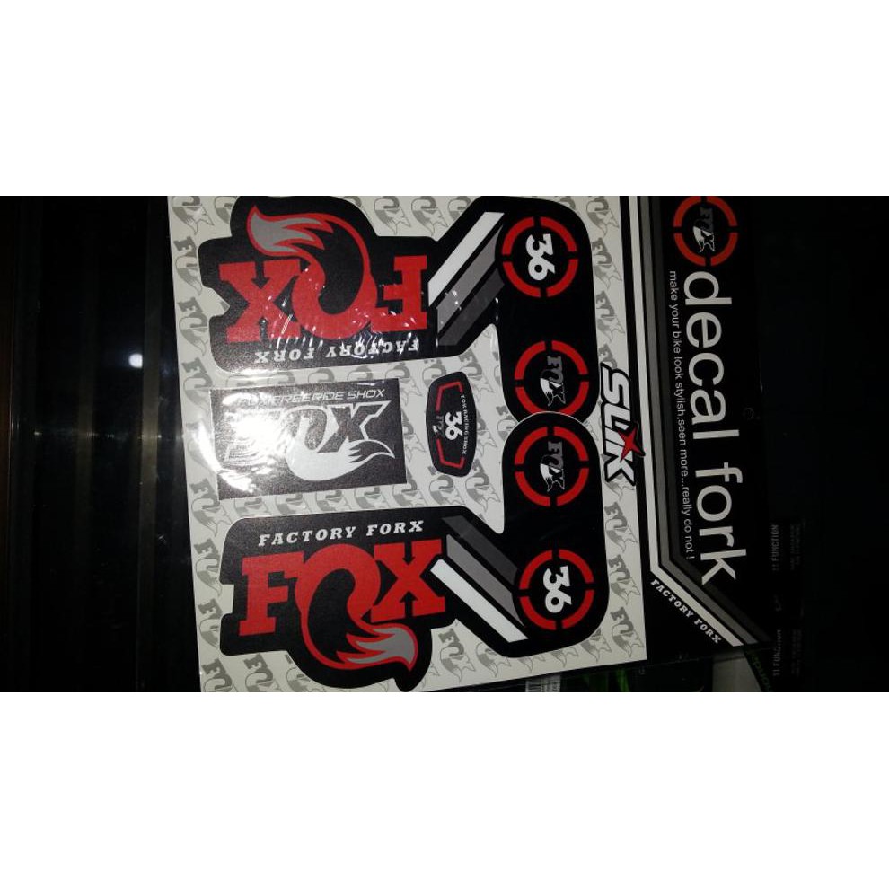 Decal Fork / Stiker Fork FOX 36