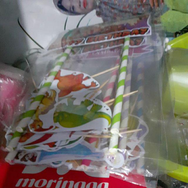 Hiasan Kue Cake Topper Birthday C1 Spiderman Isi 7