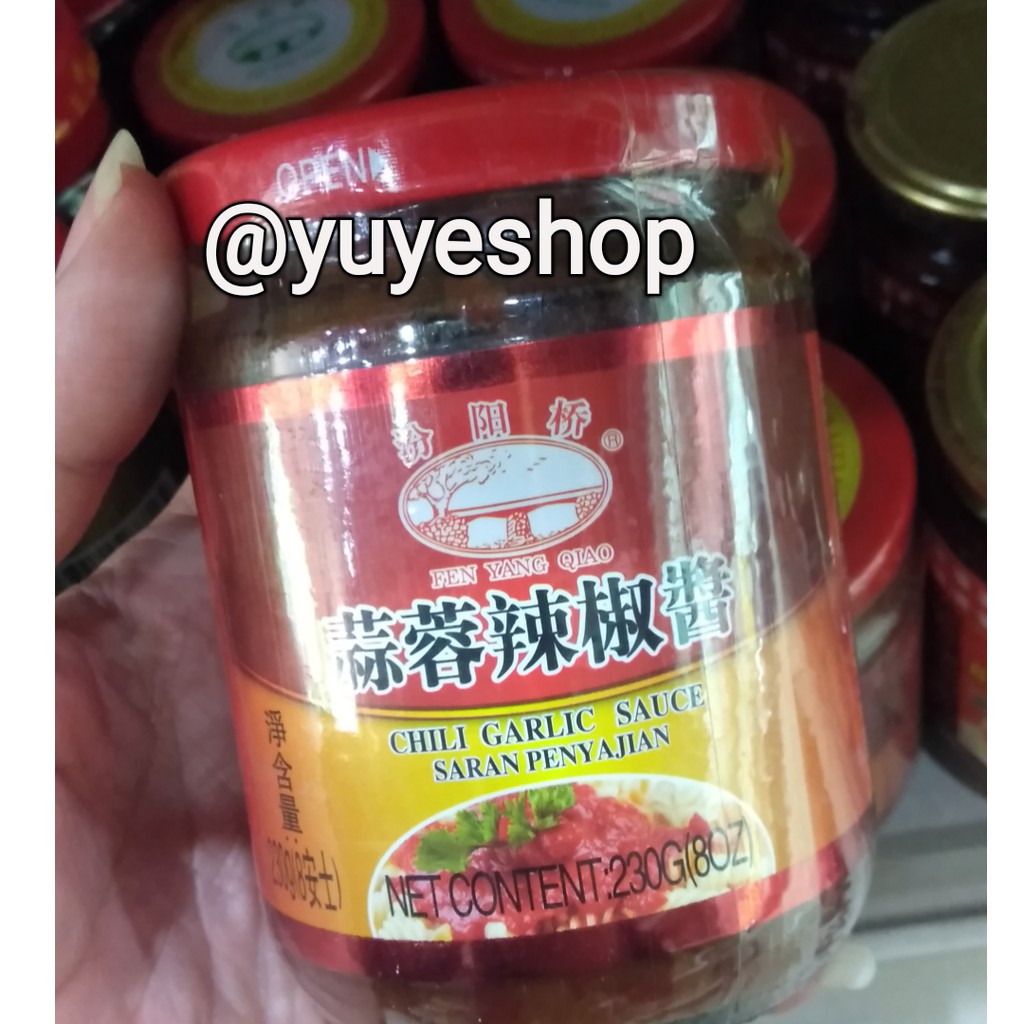 

Fen Yang Qiao Chili Garlic Sauce 230gr - Saus cabe bawang