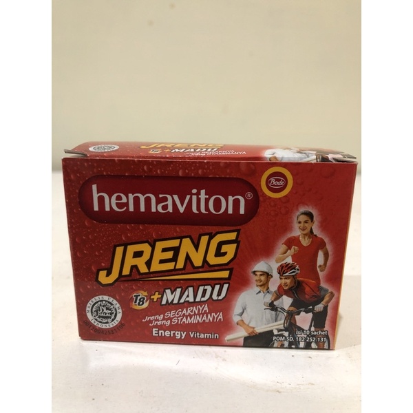 Hemaviton JRENG 1 box isi 10 sachet