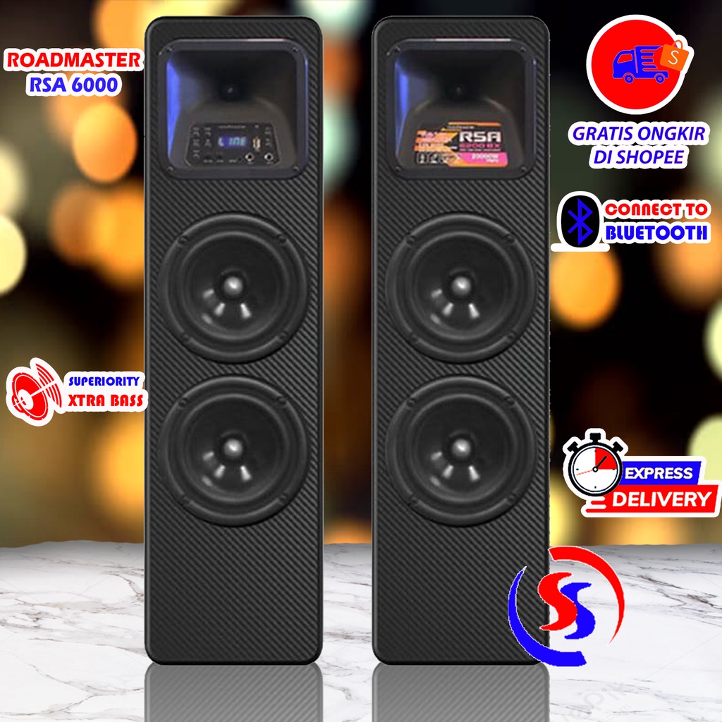 KHUSUS JATIM !!! SPEAKER BLUETOOTH KARAOKE ROADMASTER 6200 BX GARANSI RESMI KHUSUS JATIM