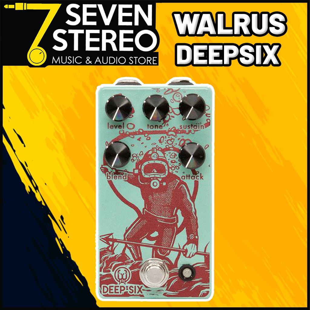 Walrus Audio Deep Six Compressor V3 Guitar Effects Pedal