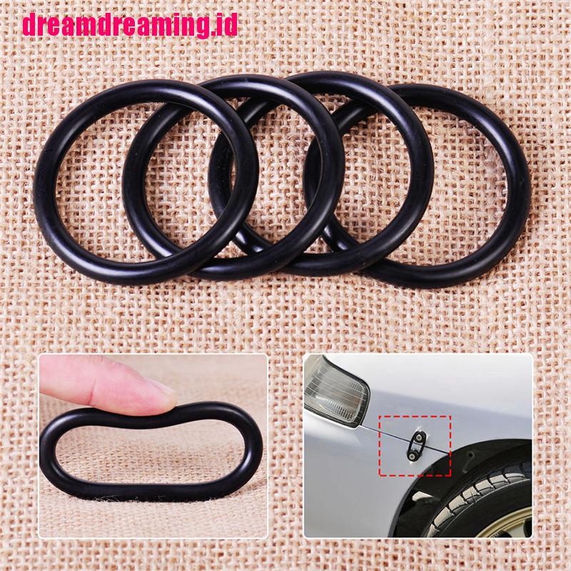 Ddid 4pcs Karet O-Ring Pengencang Bumper Quick Release Untuk Mobil