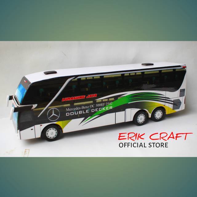 MINIATUR BUS LURAGUNG JAYA SDD 33 DIECAST BUS MINIATUR BUS MINIATUR BIS KADO HADIAH
