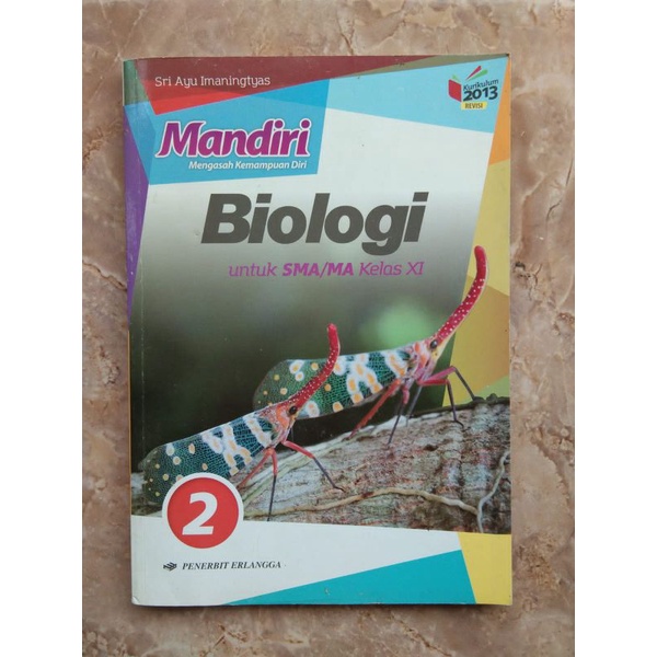 Buku Mandiri Biologi Kelas 11 Kelas XII K13 Revisi Bekas