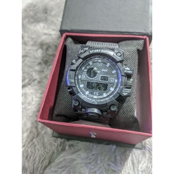 jam tangan diameter besar pria wanita model sport anti air premium