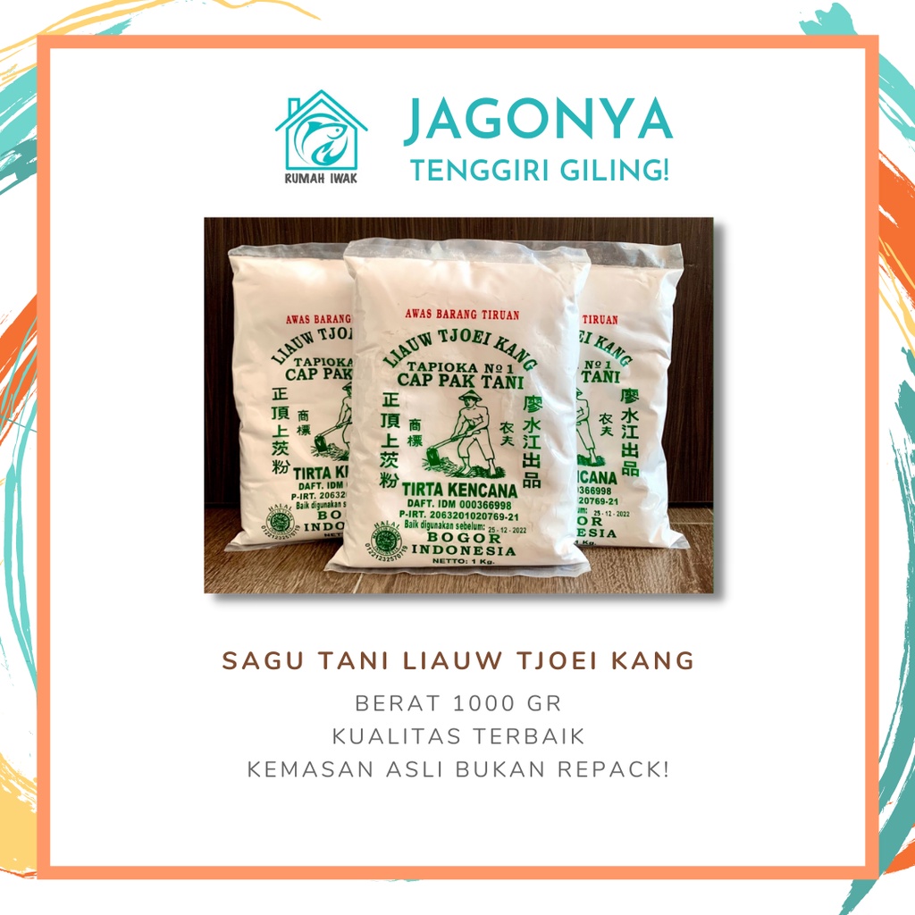

Sagu Tani Liauw Tjoei Kang Cap Pak Tani Kemasan 1 KG
