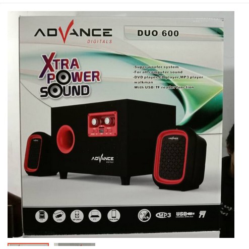 Speaker MULTIMEDIA 2.0 ADVANCE Duo 600 POWER USB