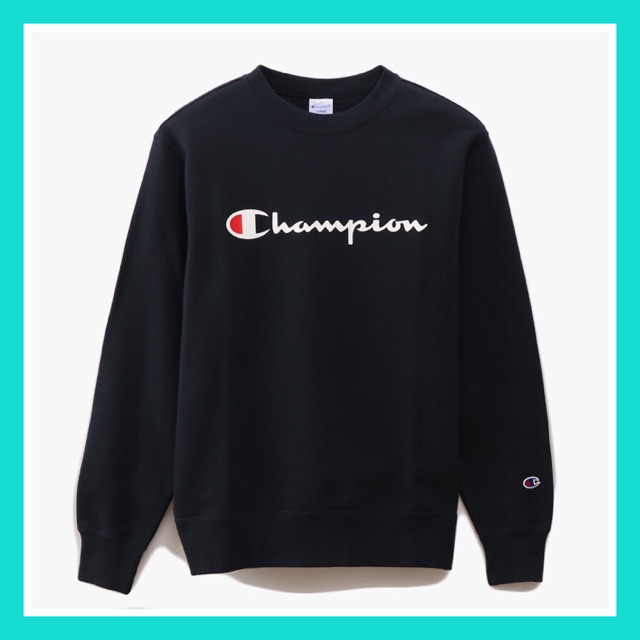 champion crewneck big logo