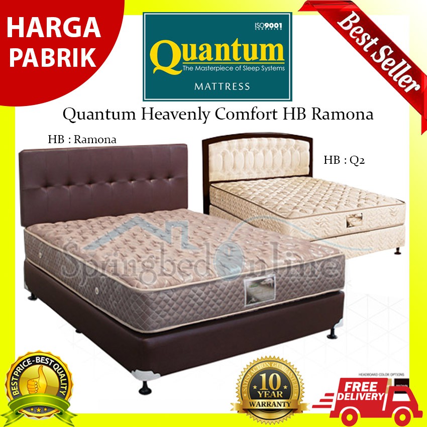 Quantum Heavenly Comfort HB Ramona-120x200 Springbed (Full Set)