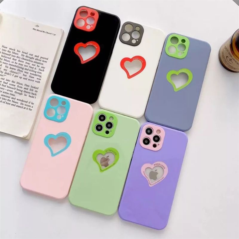 Case Silicone Logo Love Iphone SE 2020 7 8 7+ 8+ 7 Plus 8 Plus X XS XR XS MAX Casing SoftCase Logo C