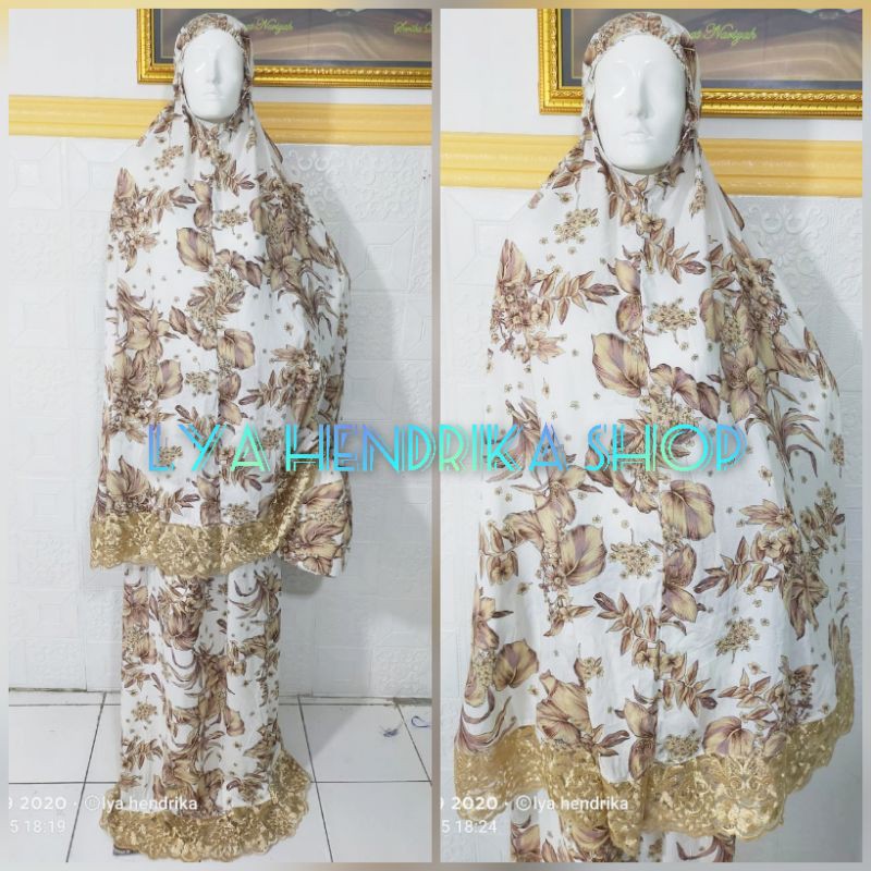 Mukena rayon adem jumbo bordir