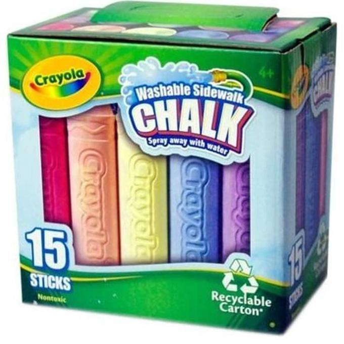 

NX0595 Crayola Sidewalk Chalk 15 Sticks