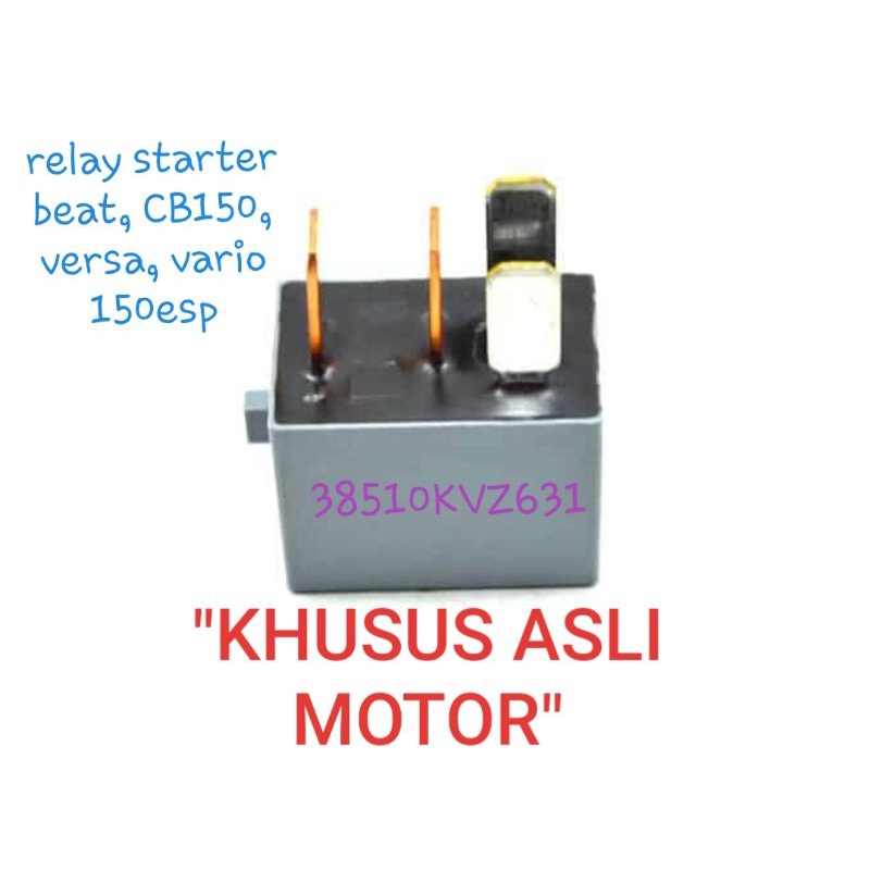 AHM RELAY STARTER, RELAY COMP, original, beat, versa, CB150, VARIO150 esp, SUPRA GTR 150, sparepart 