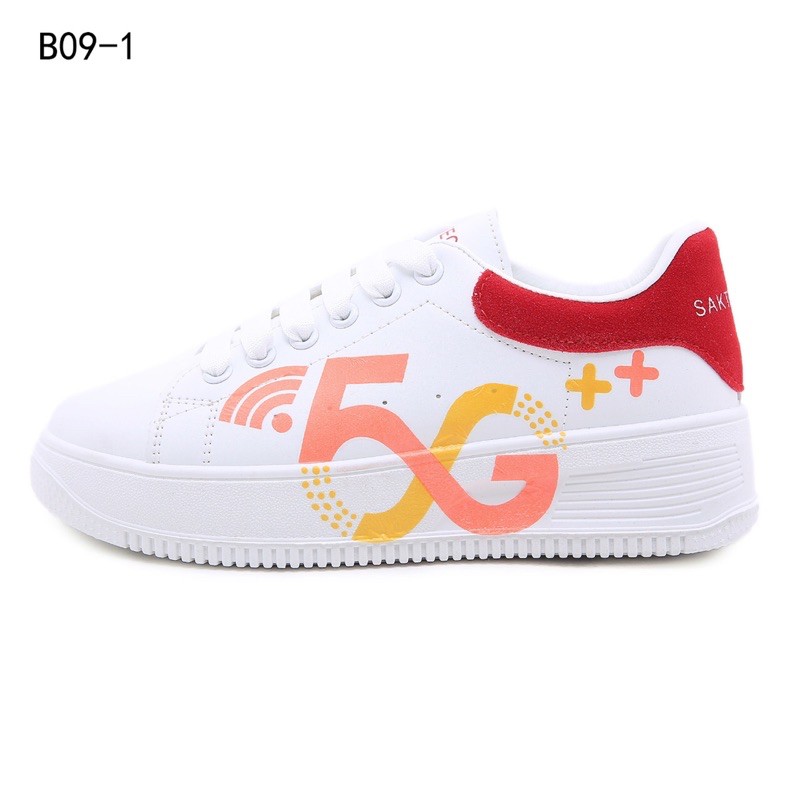 Nicole Sepatu Sneakers Wanita Tinggi 5cm Kelsey B09-1
