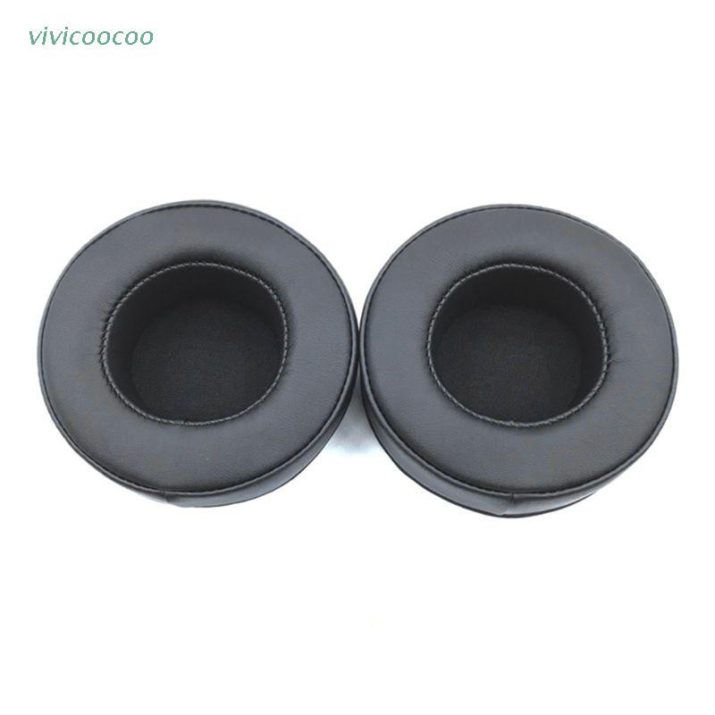 Vivi 2pcs / 1 Pasang Bantalan Telinga Headphone Universal 80mm Kualitas Tinggi