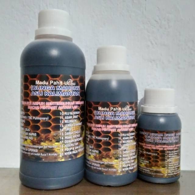Madu Hitam Pahit Plus Asli Kalimantan