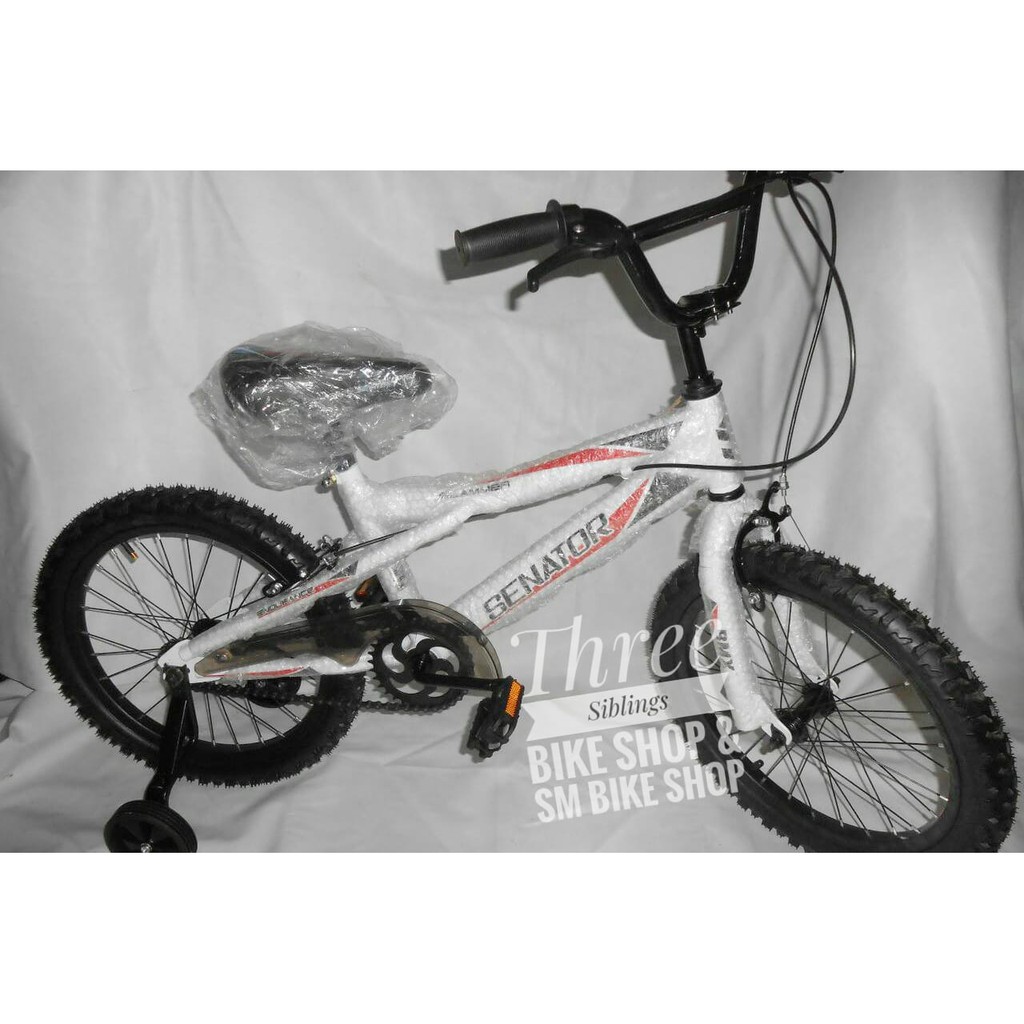 SEPEDA ANAK BMX SENATOR 18 inch WARNA PUTIH MERAH
