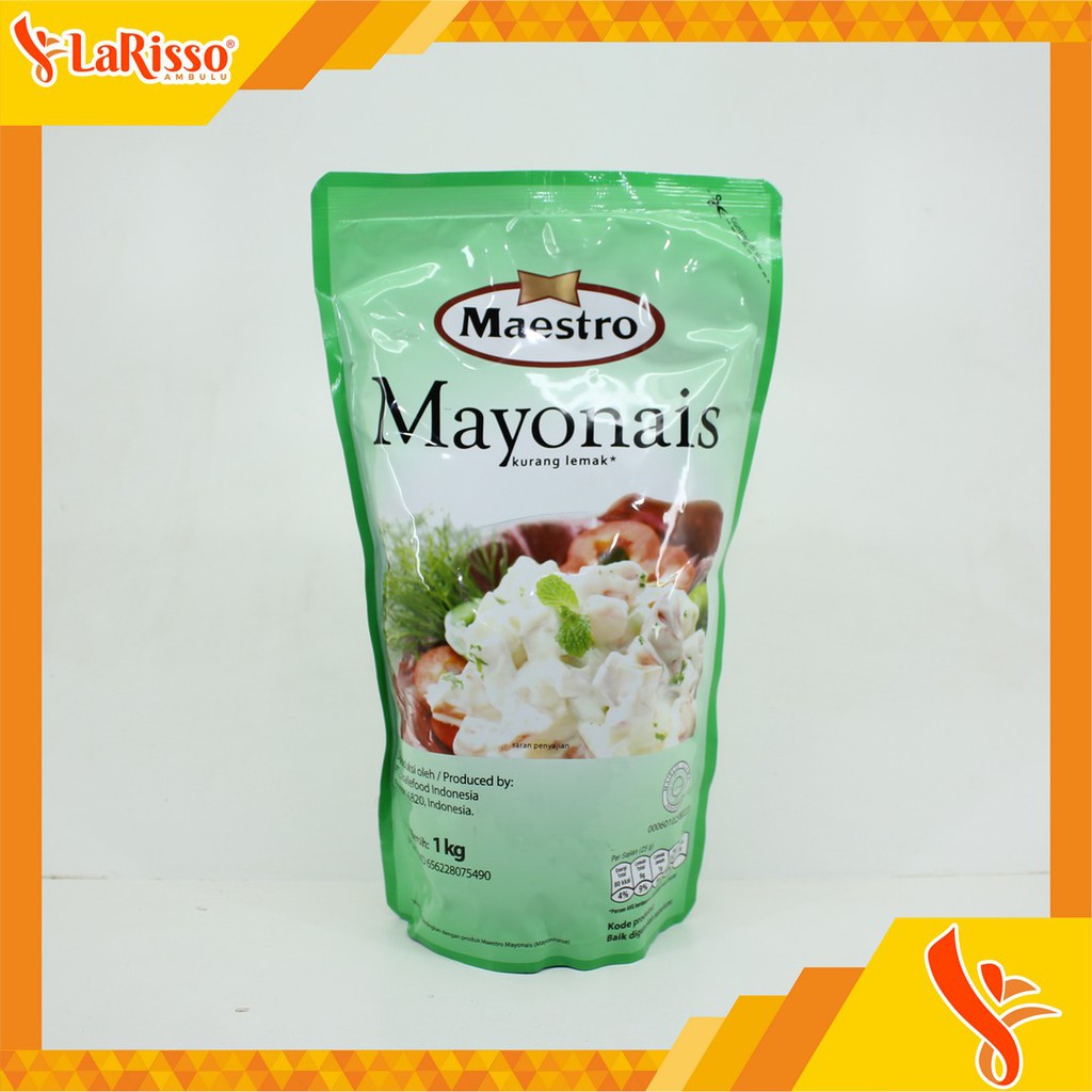 

MAESTRO MAYONAISE KEMASAN POUCH 1KG