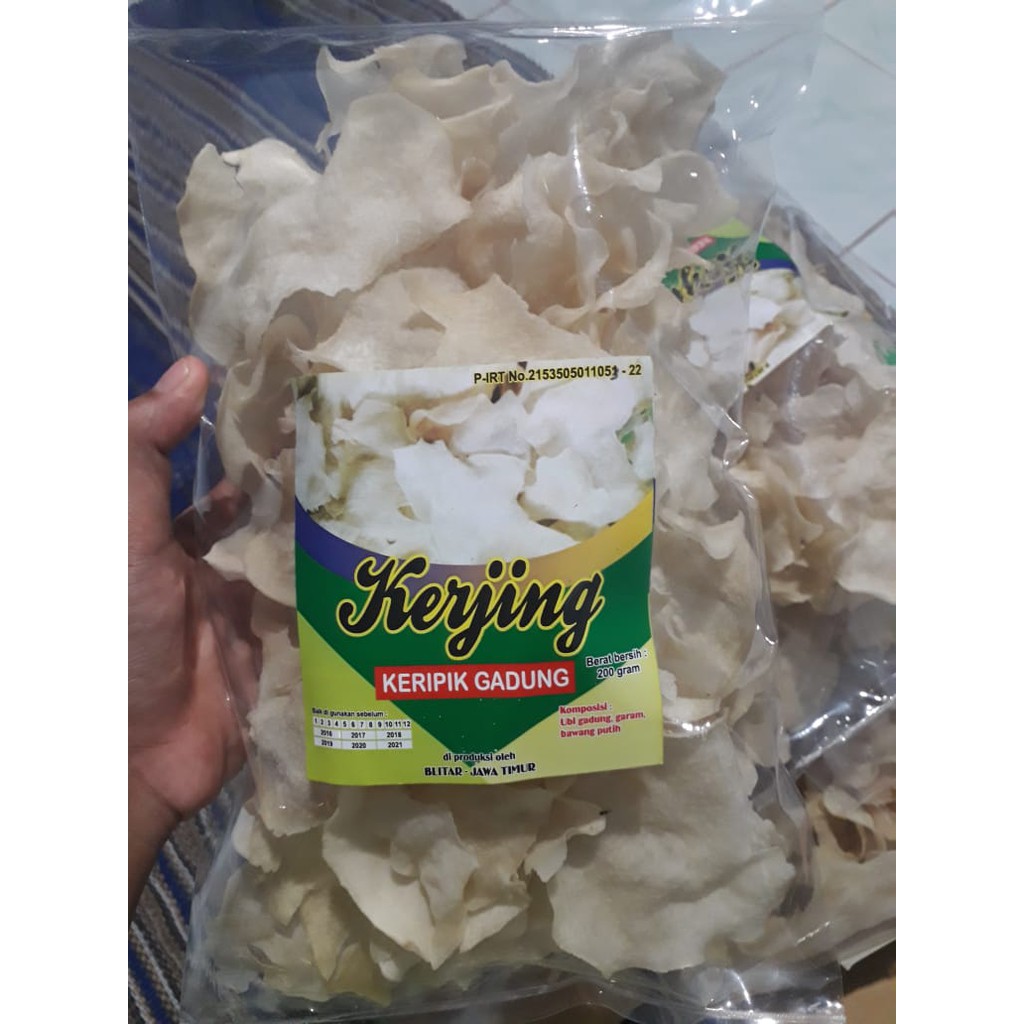 

GROSIR keripik gadung merek KERJING / KERIPIK JADUL/ keripik gadung siap goreng / keripik gadung rasa original gurih