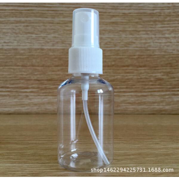 BOTOL SPRAY TRANSPARAN KOSONG BAHAN PLASTIK BERKUALITAS ISI 30ML 60ML 80ML 100ML BOTOL SPRAY - BD