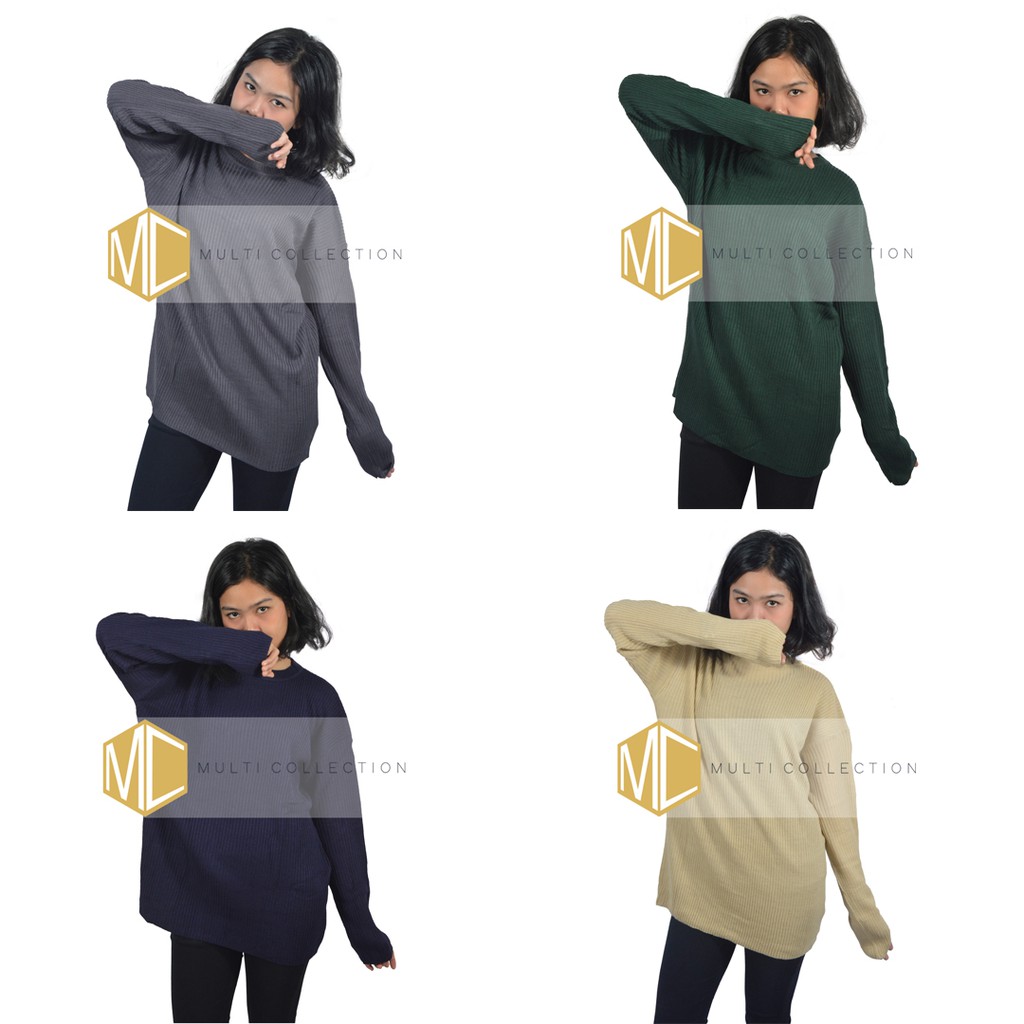 BOXY PREMIUM JUMBO MCRD / Baju Sweater / Rajut Jumbo / Sweater Over Size / Sweater Rajut Wanita-4