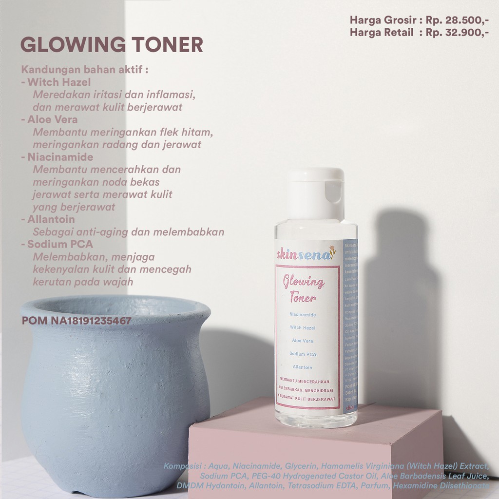 Skinsena Paket Glowing Series